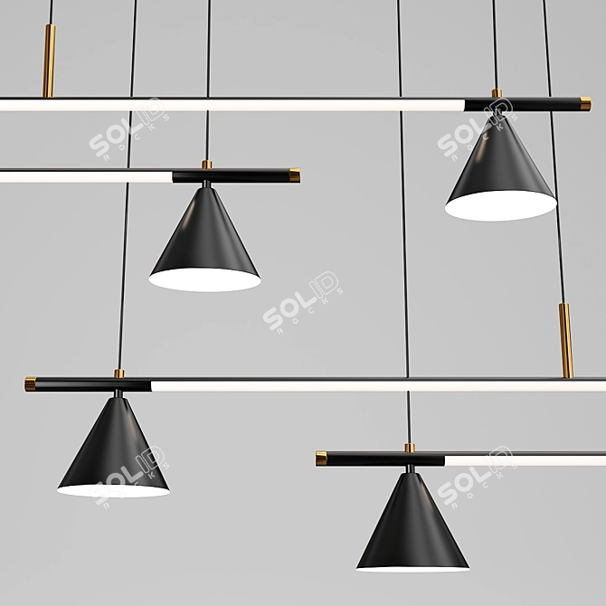 Modern Minimalistic Design Lamp 3D model image 2