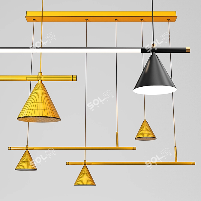Modern Minimalistic Design Lamp 3D model image 3