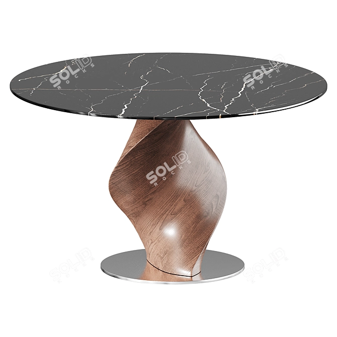 Modern Niagara Ceramic Table 3D model image 1