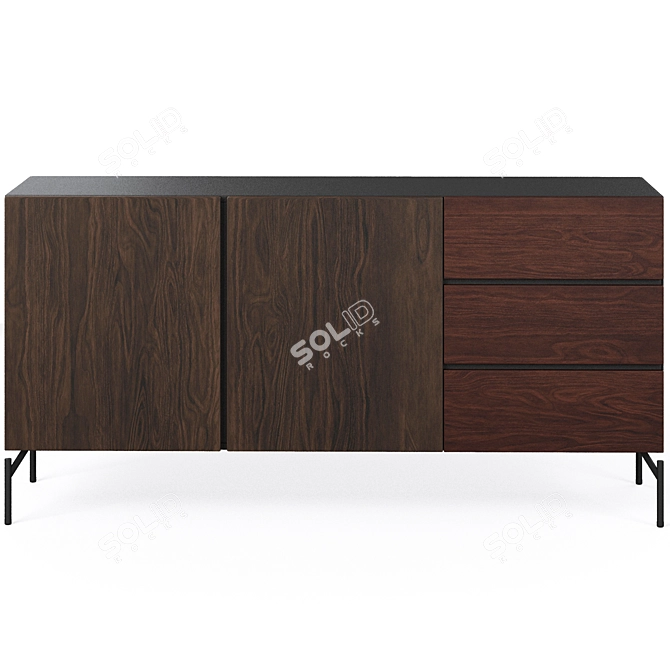 Modern Fango Chest of Drawers 3D model image 2