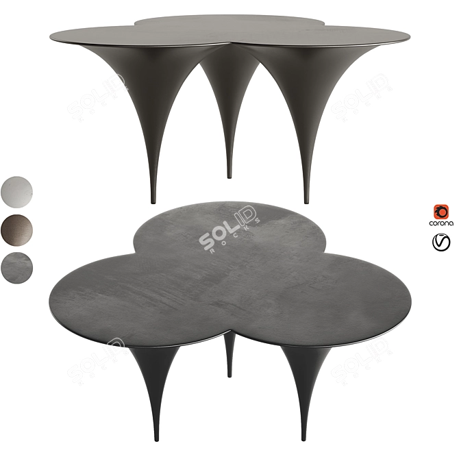 Modern Morotai Coffee Table 3D model image 11