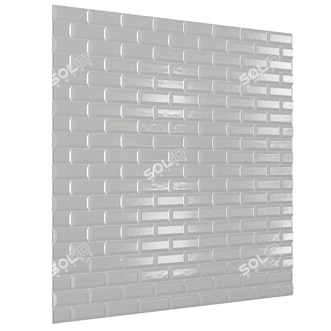 EQUIPE METRO White Ceramic Wall Tiles 3D model image 3