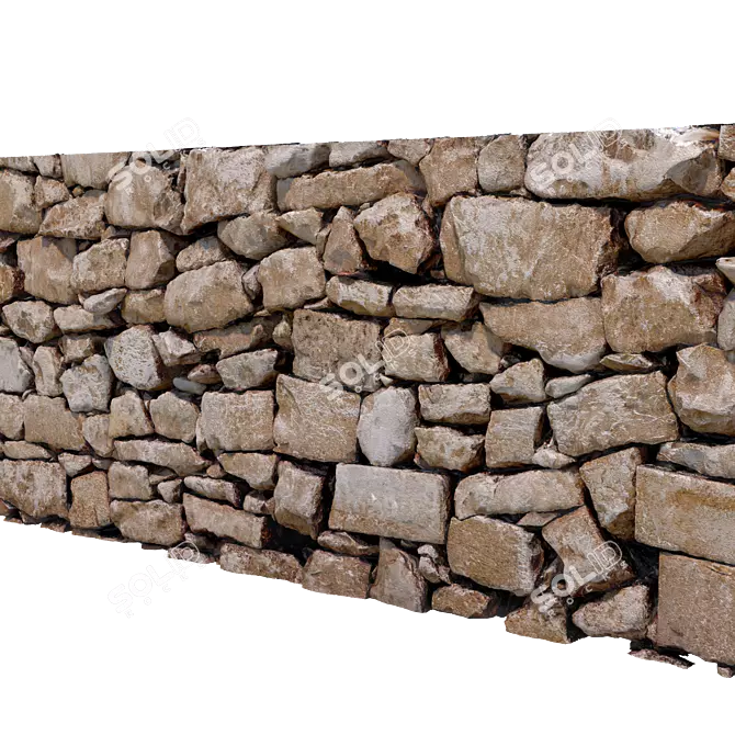 Ancient Egyptian Wall Replica 3D model image 2