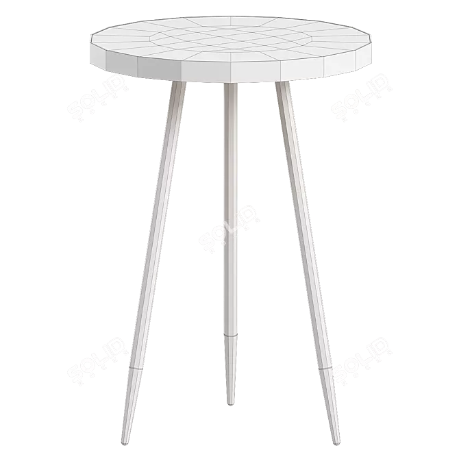 Elegant Living Room Side Table 3D model image 3