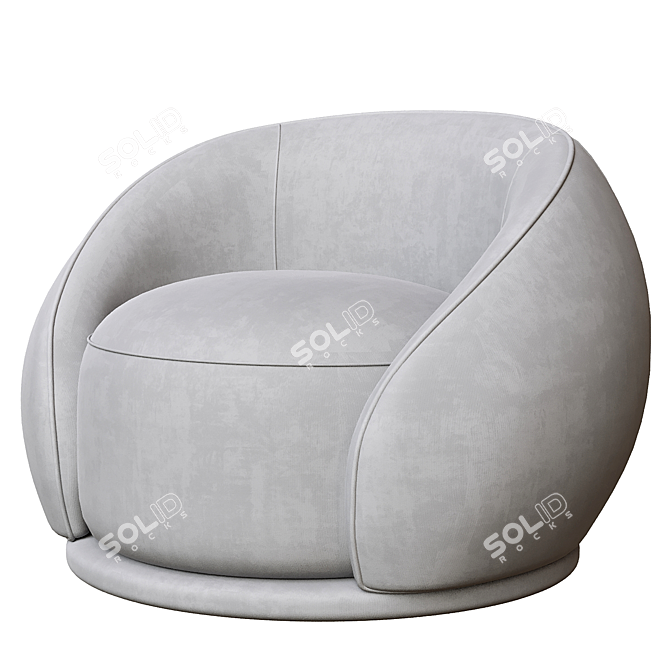 Elegant Julep Armchair: Timeless Beauty 3D model image 2