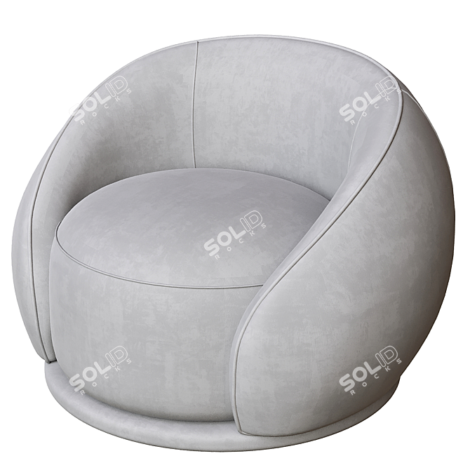 Elegant Julep Armchair: Timeless Beauty 3D model image 4