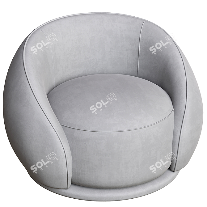 Elegant Julep Armchair: Timeless Beauty 3D model image 5