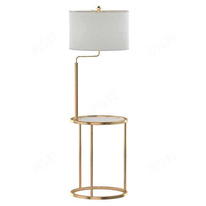 Wyfair Somerset Floor Lamp 3D model image 1