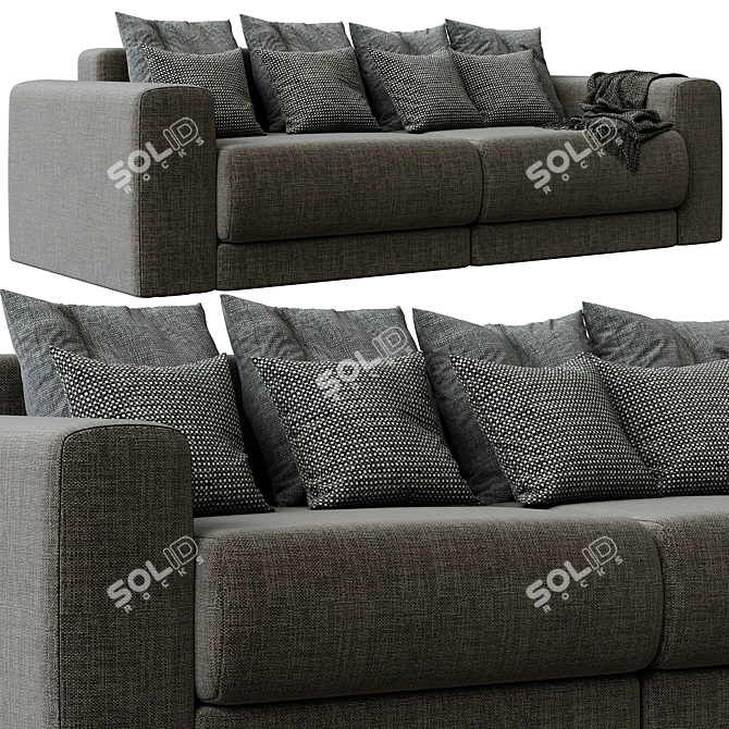 Country Style Medison Sofa 3D model image 2