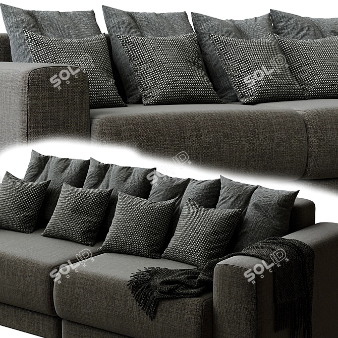 Country Style Medison Sofa 3D model image 3