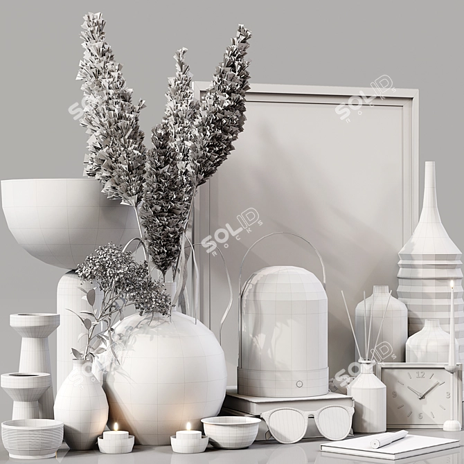 Elegant Decor Set 052: High-Quality & Detailed 3D model image 5