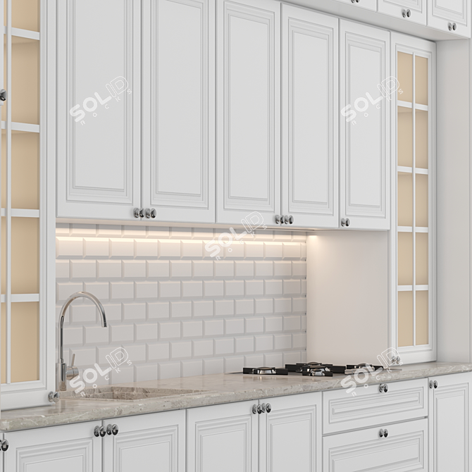 Classic Kitchen 38 MM 2015 3D model image 3