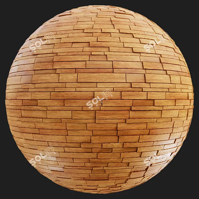 Seamless Tile Wood Collection 3D model image 3