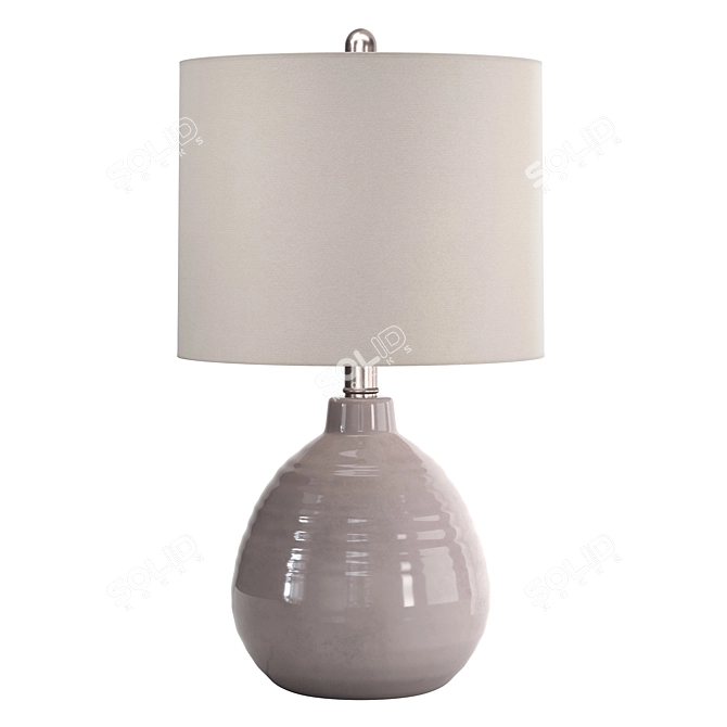 Elegant Alverez Table Lamp 3D model image 1