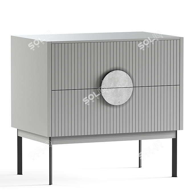 ALTO Modern Bedside Table 3D model image 4