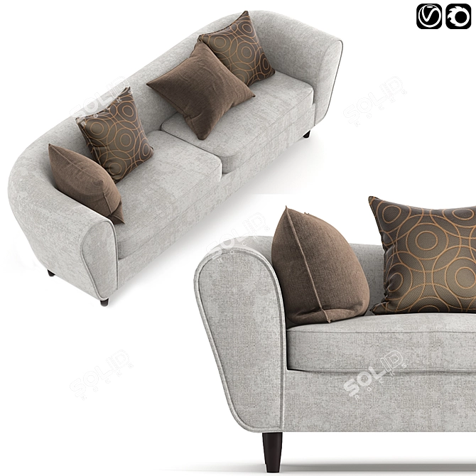 Modern Sofa - Koltuk Sofa 3D model image 3