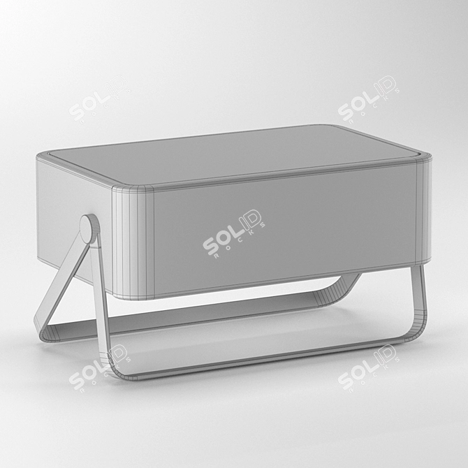 Sleek Sophistication: LYNCH Nightstand 3D model image 2