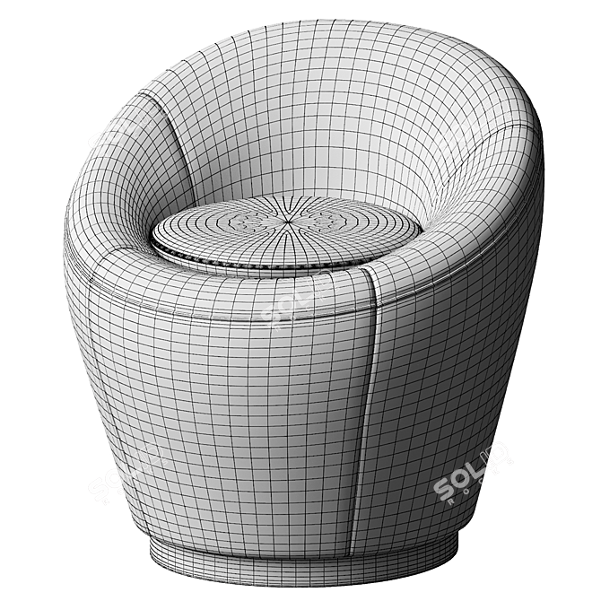 Bailey Chair: Corona Rendering & Visualization 3D model image 4