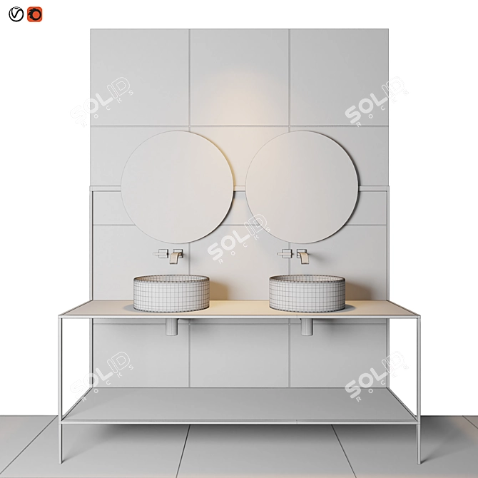 Luxury Bathroom Suite: Masterful Design 3D model image 2