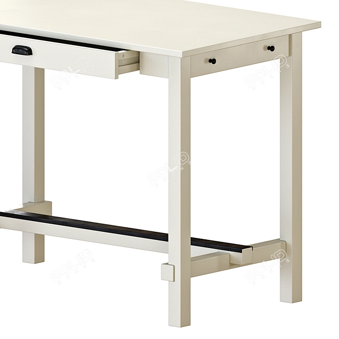 NORDVIKEN Bar Table and Stools Set 3D model image 2