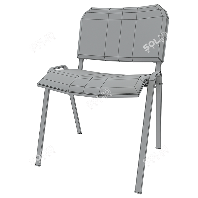 Comfort Plus Office Chair 3D model image 5