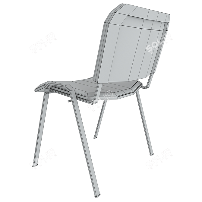 Comfort Plus Office Chair 3D model image 6