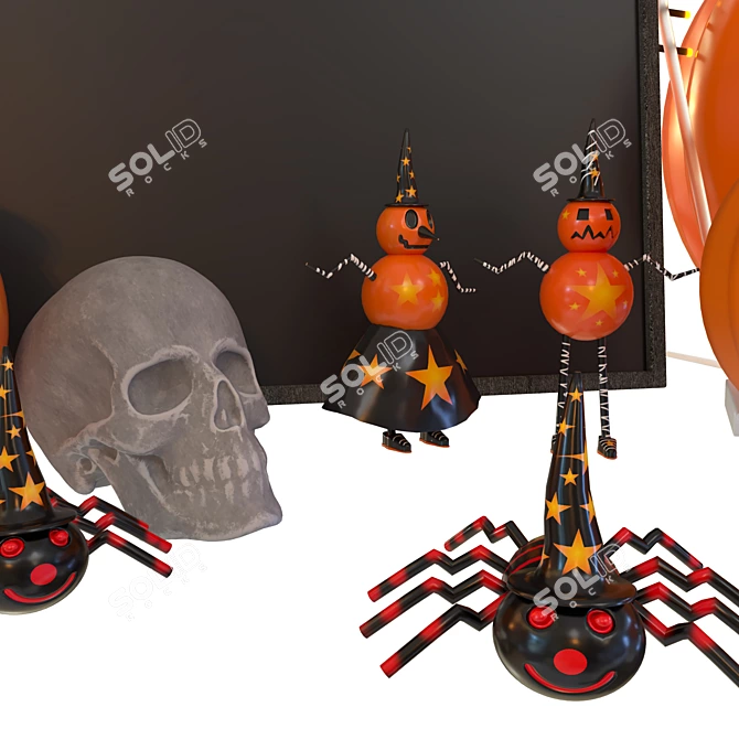 Spooky Halloween Set 2015 3D model image 5