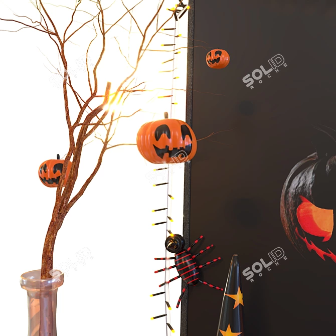 Spooky Halloween Set 2015 3D model image 1