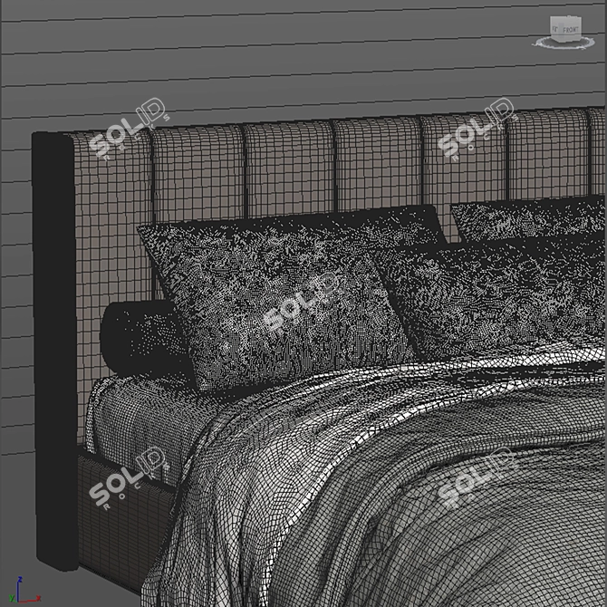 ErgoRest Bed & Pillow Set 3D model image 3