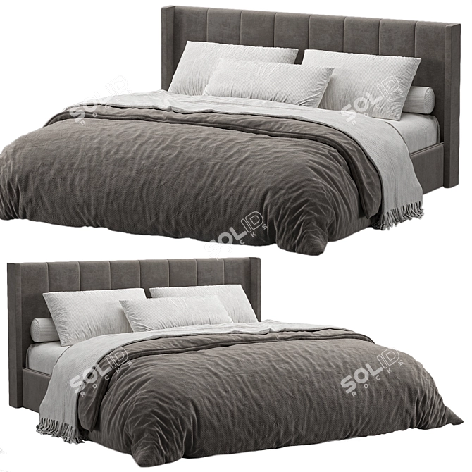 ErgoRest Bed & Pillow Set 3D model image 4