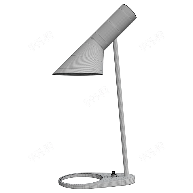 AJ TABLE MINI: Sleek and Stylish Illumination 3D model image 2