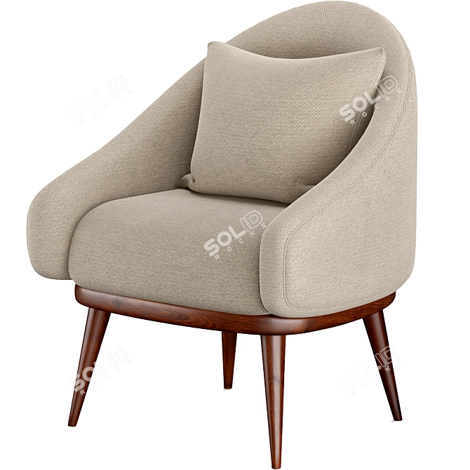 Tecni Nova Armchair: Stylish 2015 Design 3D model image 1