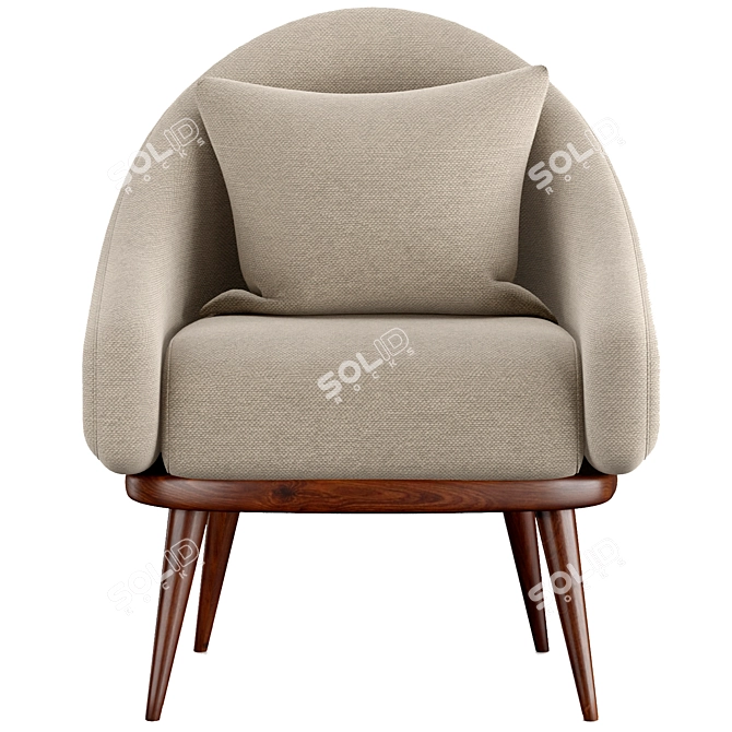 Tecni Nova Armchair: Stylish 2015 Design 3D model image 2