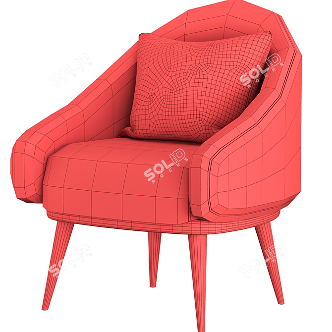 Tecni Nova Armchair: Stylish 2015 Design 3D model image 3