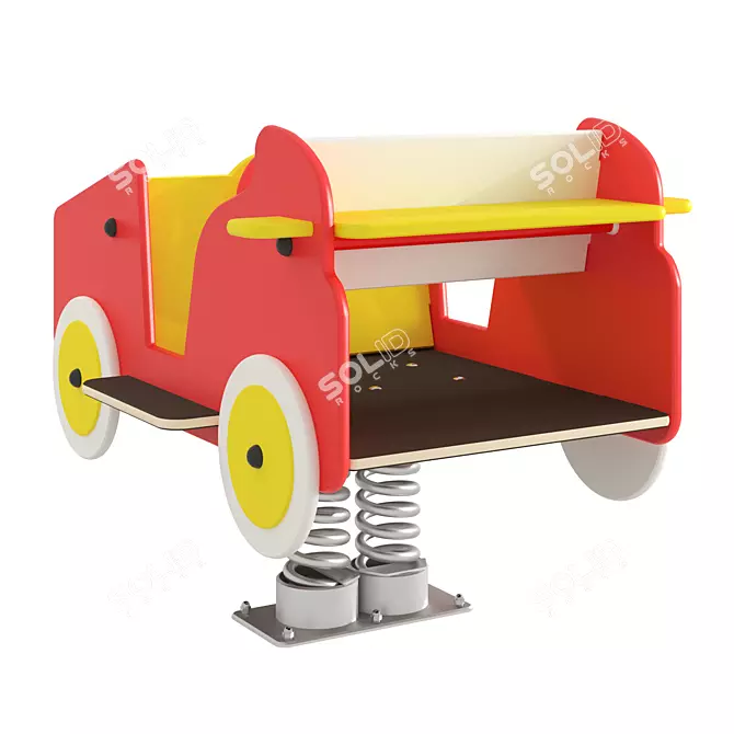 Spring Ride-On Cars. Set of 2 3D model image 3