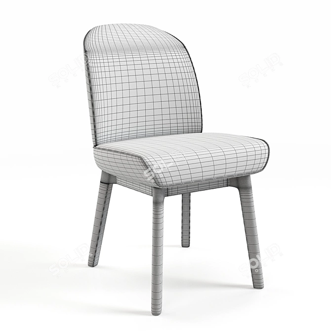 James Burgess Designed Erdee Dining Chair 3D model image 4