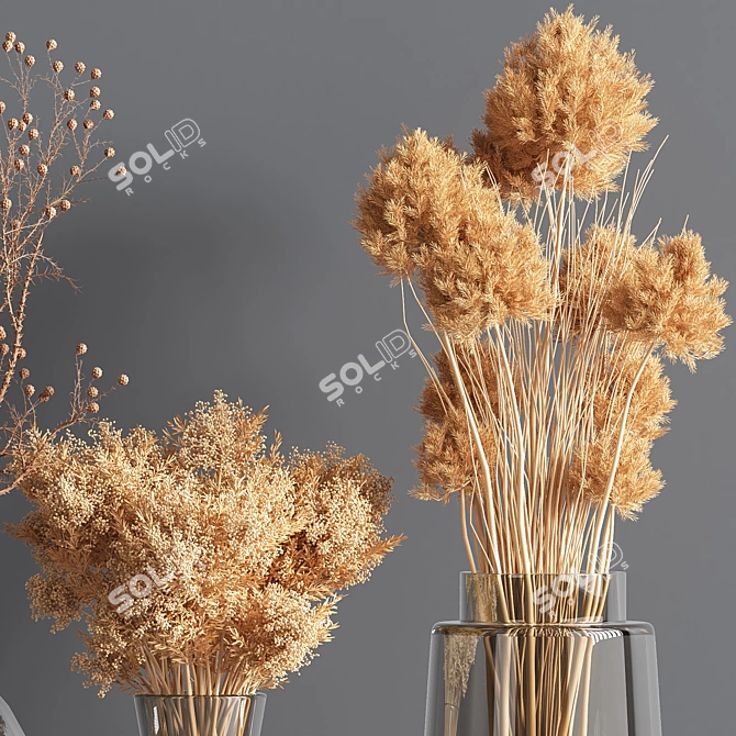 Elegant Vray Plants Bouquet 3D model image 5