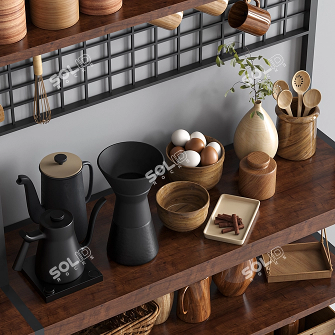 2015 Kitchen Accessories Set 3D model image 3