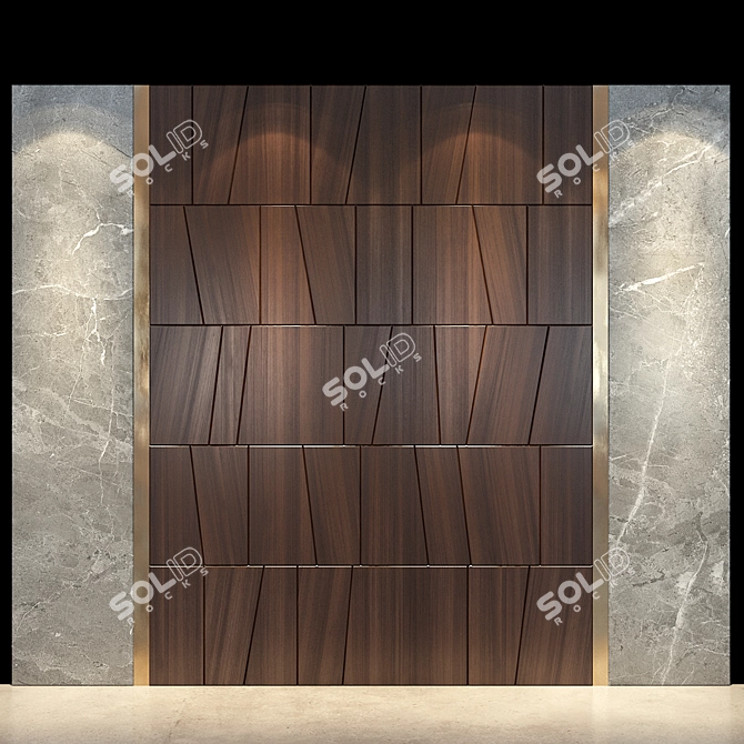 Versatile Wall Panel 74 3D model image 1