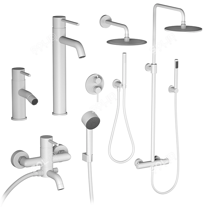 Paini COX Set | Faucets & Showers 3D model image 5