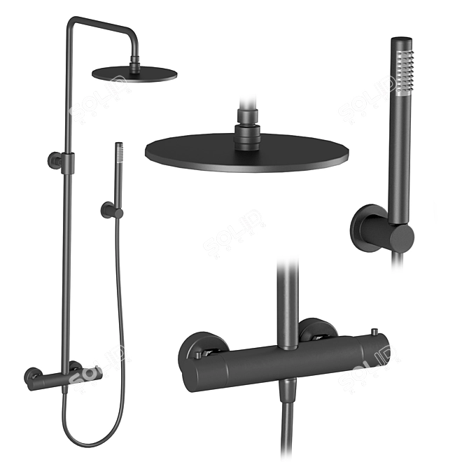 Paini COX Set | Faucets & Showers 3D model image 2