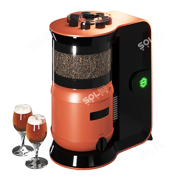 Craft Pro Mini Brew: Automated Beer Machine 3D model image 1