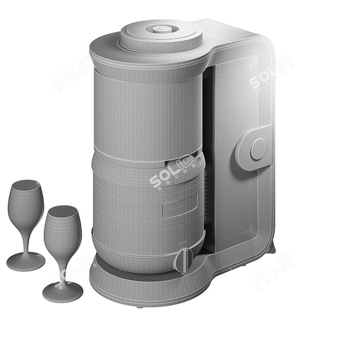 Craft Pro Mini Brew: Automated Beer Machine 3D model image 4