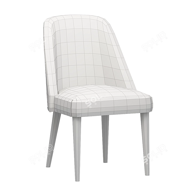 Modern GOM Chair 3D model image 2