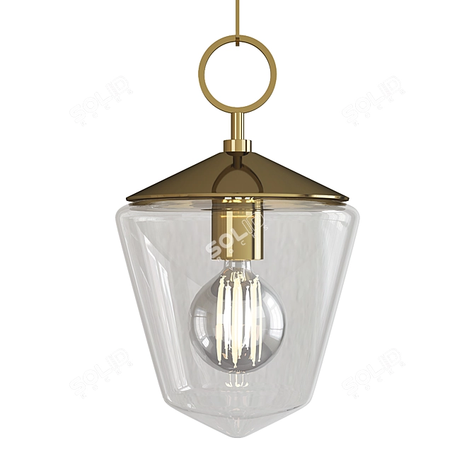 Elegant Greene Pendant Light 3D model image 2