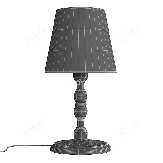 Sleek KINNAHULT Table Lamp 3D model image 2