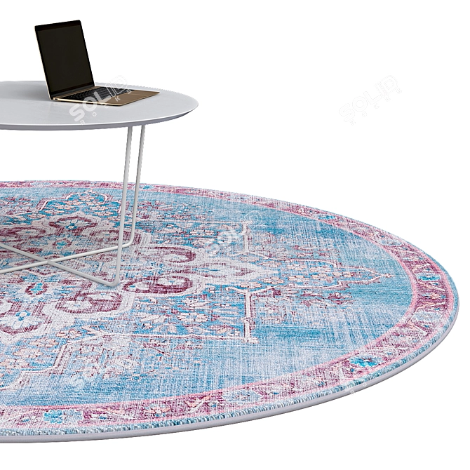 Elegant Circle Rugs | No. 235 3D model image 2