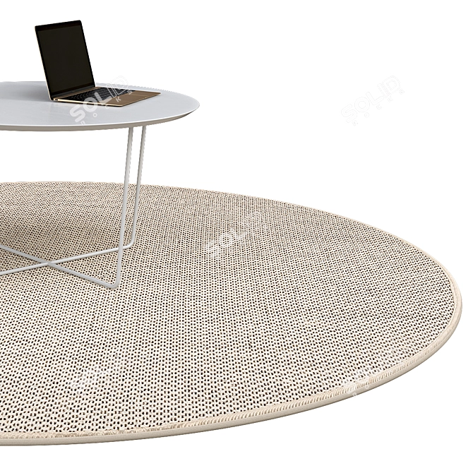 Elegant Circle Rugs | No. 238 3D model image 2