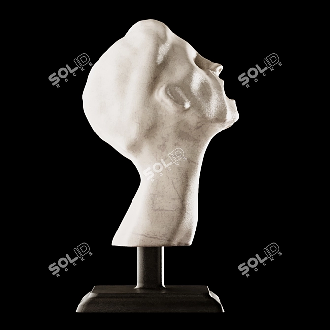 Scream Bust Statue - Immortalize the Anguish 3D model image 3