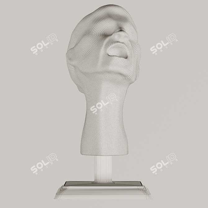 Scream Bust Statue - Immortalize the Anguish 3D model image 6